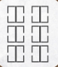 Ceiling: Decorative silver stainless steel design